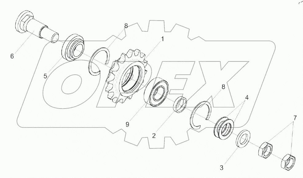  Звездочка КЗР 0219070Б