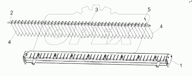  Опора ножевая КЗК-10-0290030А