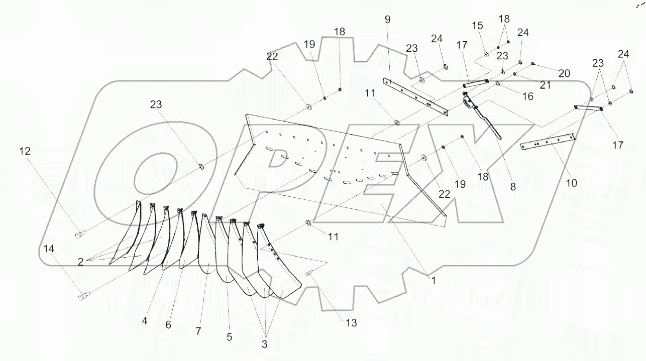  Дефлектор КЗК-12-0290320