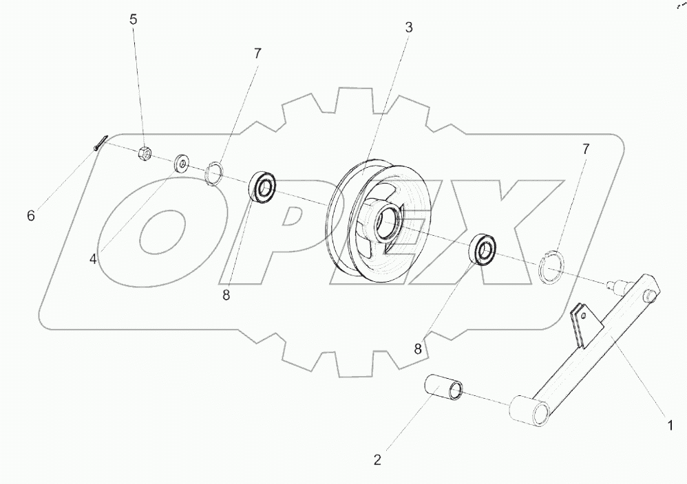  Рычаг КЗК-10-0290260