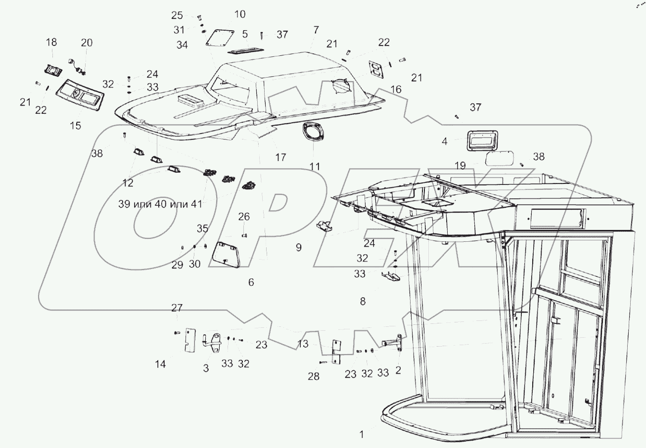  Кабина КЗК-12-0120000