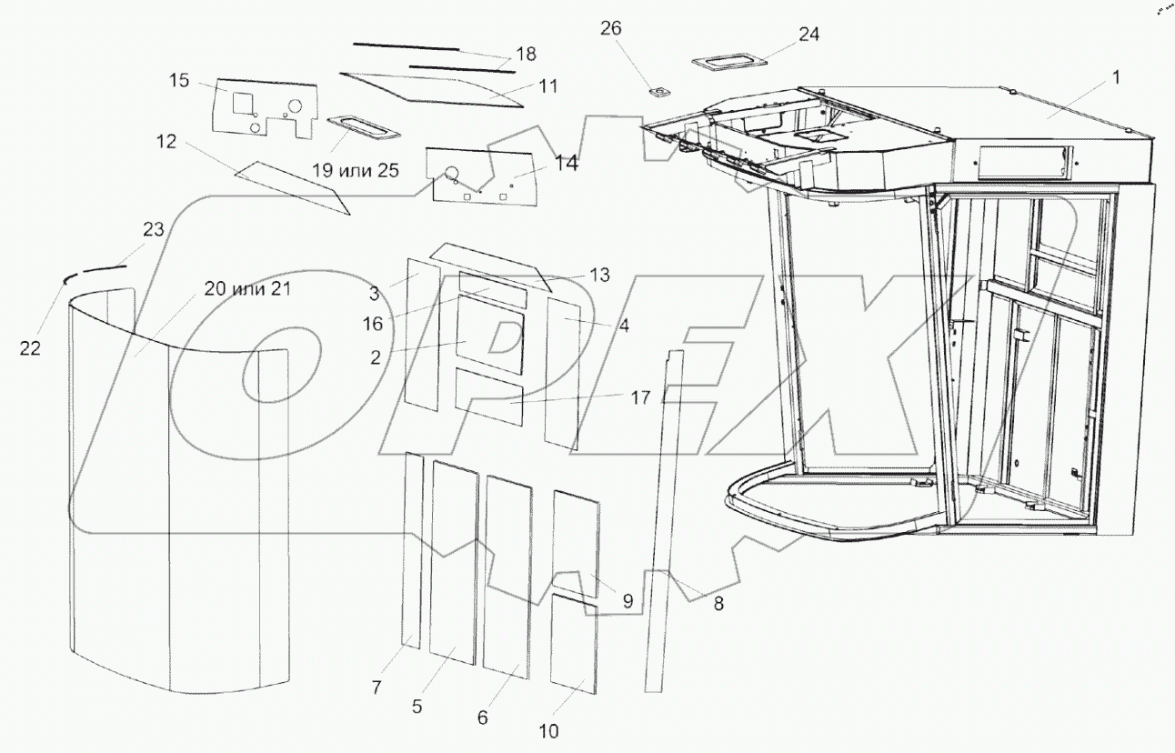  Каркас КЗК-12-0120010