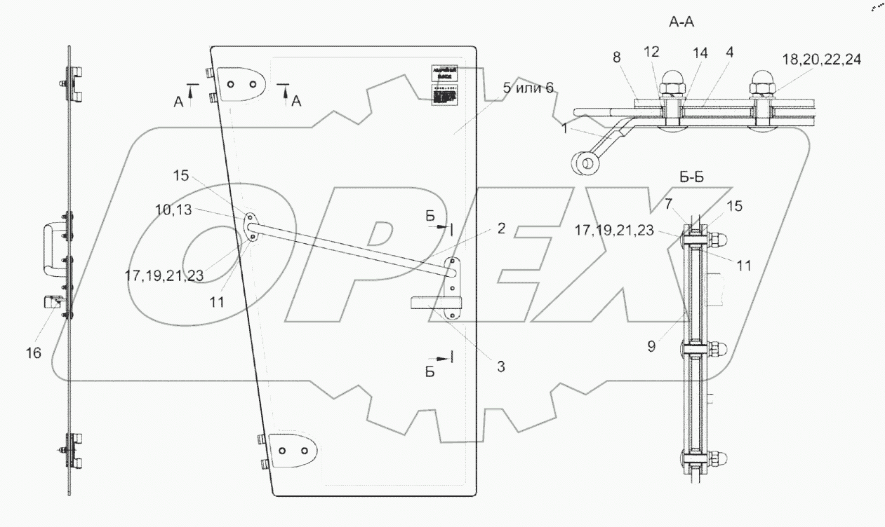  Дверь КЗК-12-0120900