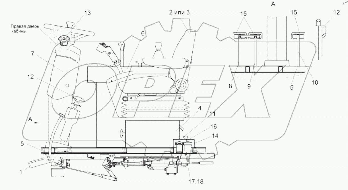  Площадка управления КЗК-12А-1-0119000А