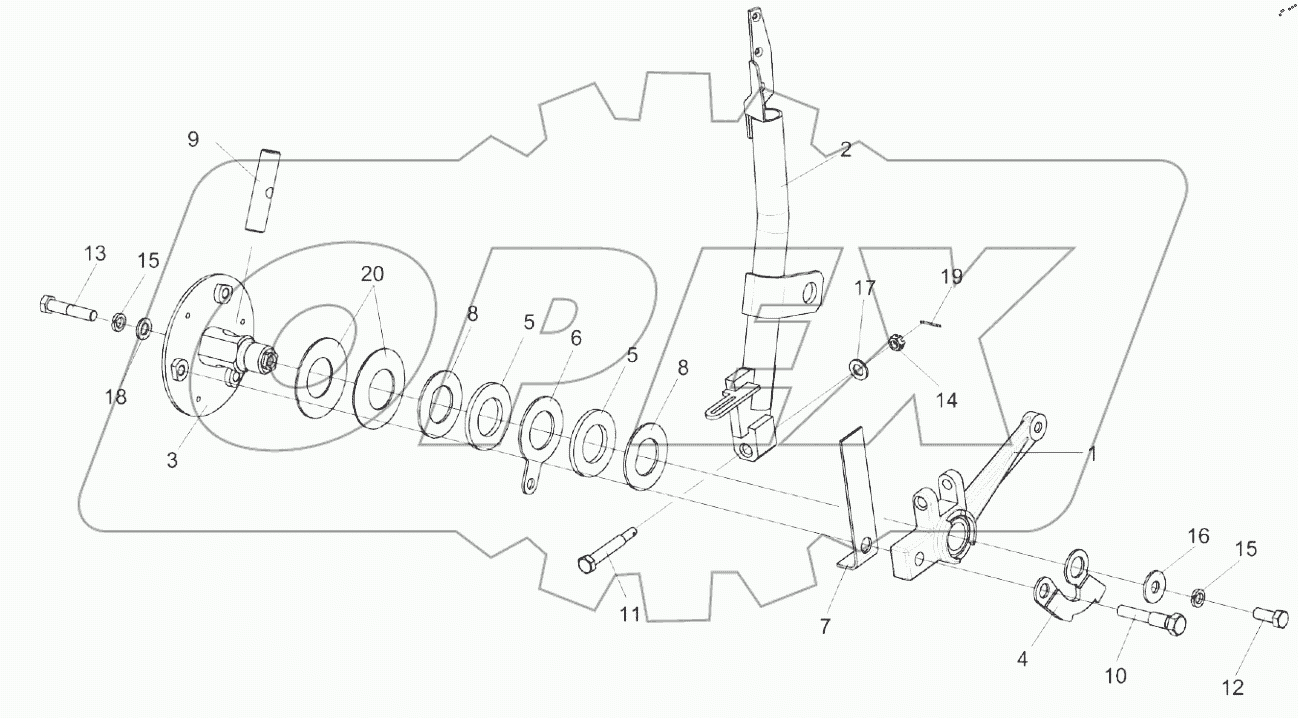  Рычаг КЗК-12-0119920Б