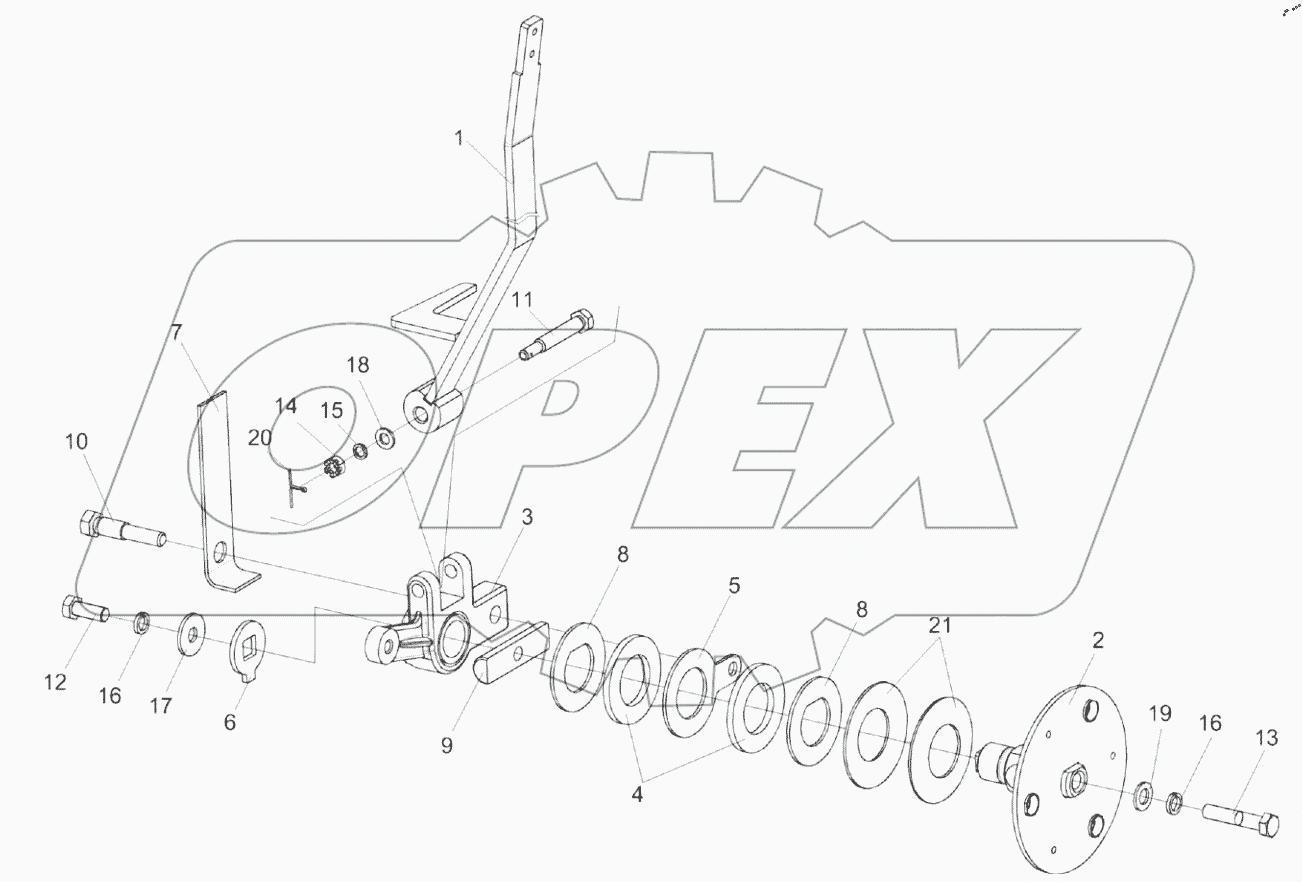  Рычаг КЗК-12-0119440В
