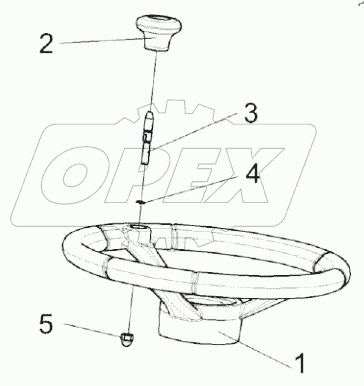  Колесо рулевое КЗК-12-0122300