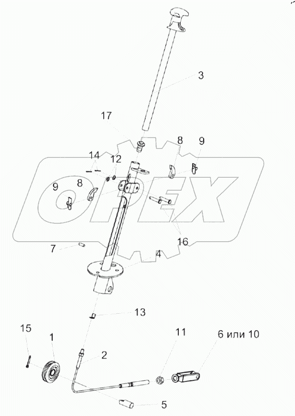  Колонка привода УЭС 0300710