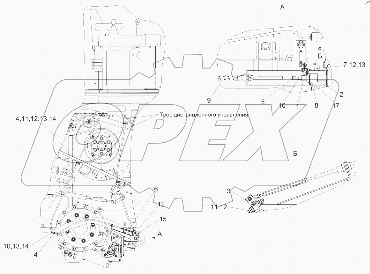  Установка механизма КПП КЗК-12-0122500