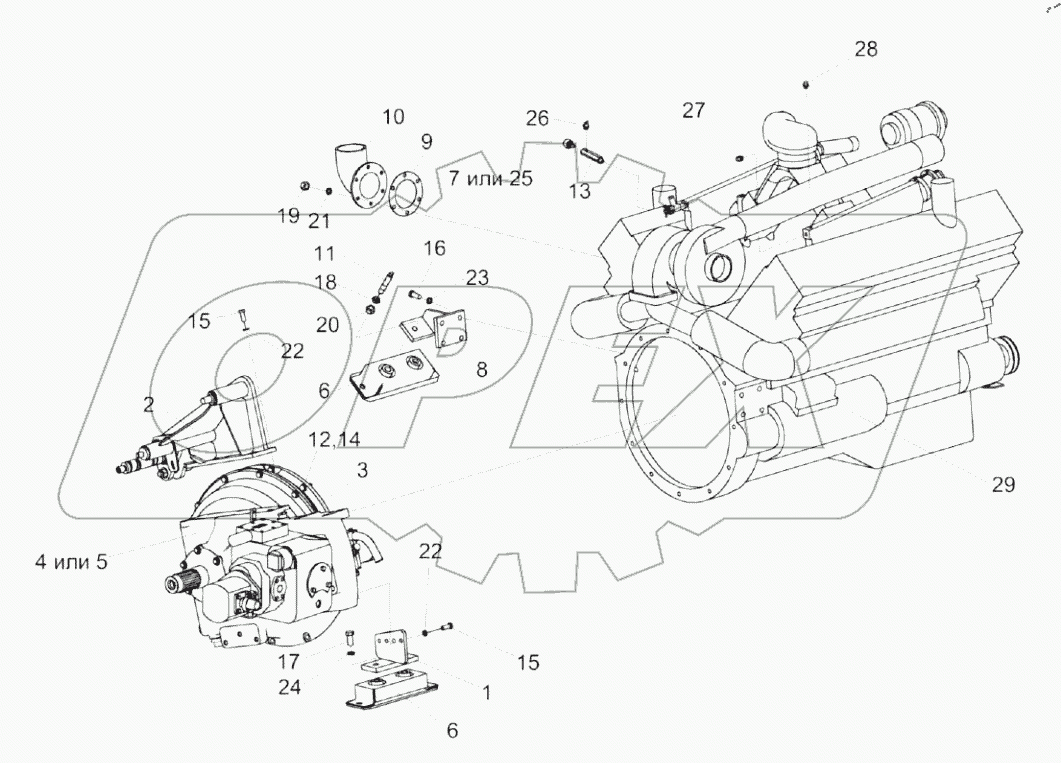  Двигатель КЗК-12-3-0106010Б-01