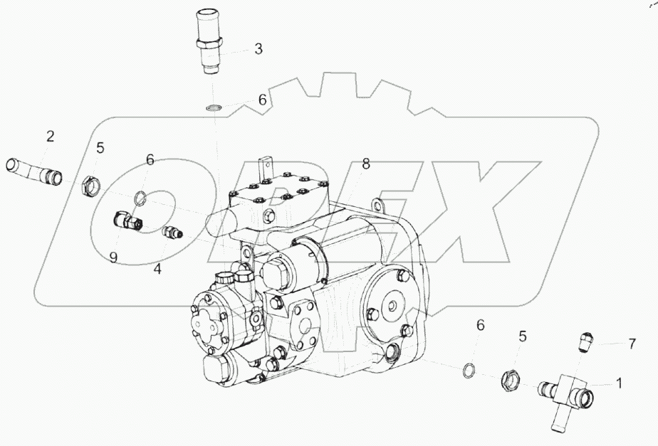  Гидронасос КЗК-12-0601530