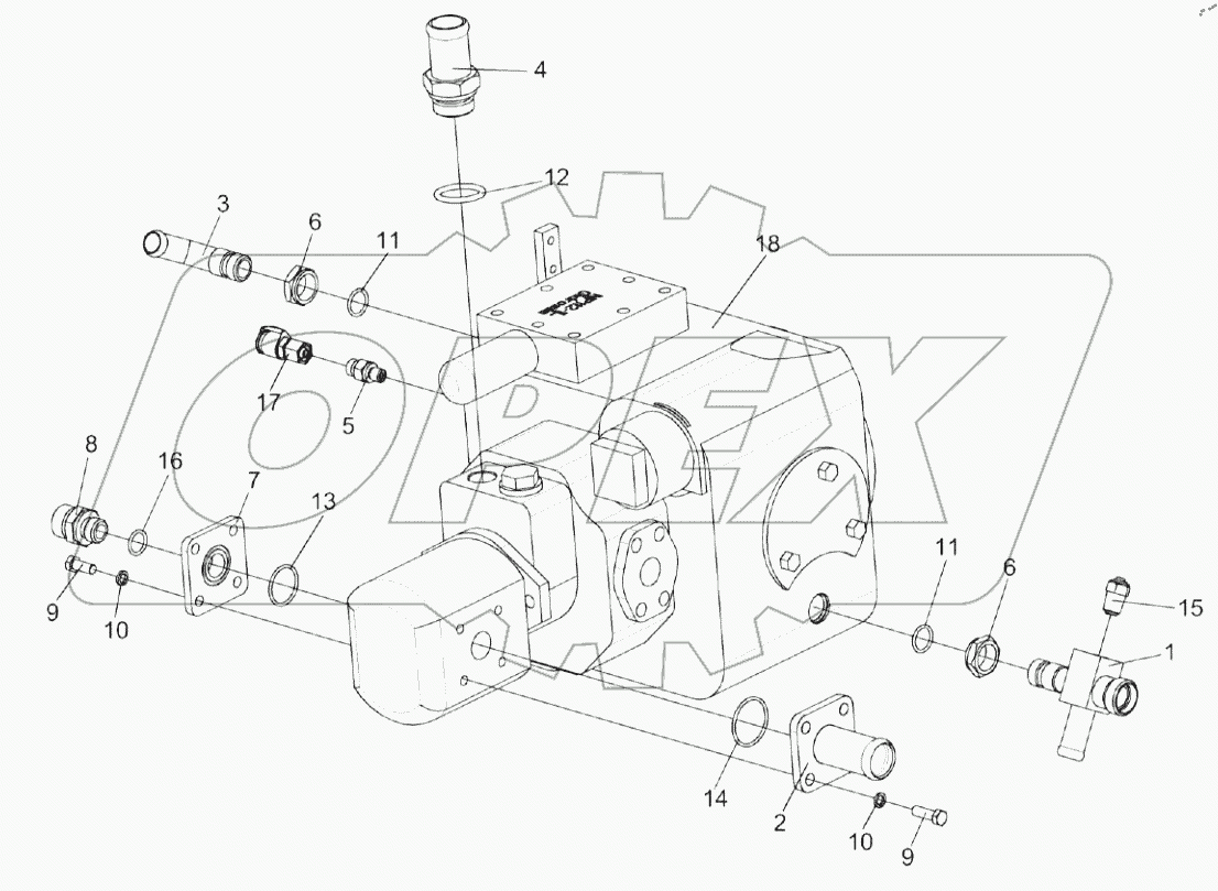  Насос двухсекционный КЗК-12-0601510