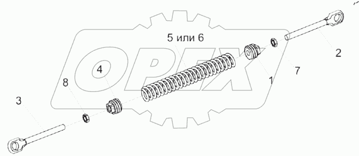  Пружина КЗК-12-3-0126640
