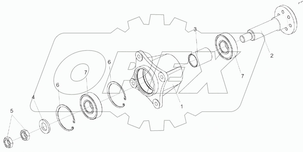  Привод вентилятора КЗК 0106370А