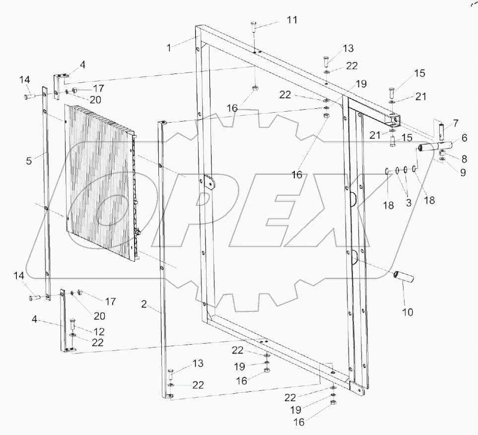  Рама КЗК-12-3-0112080