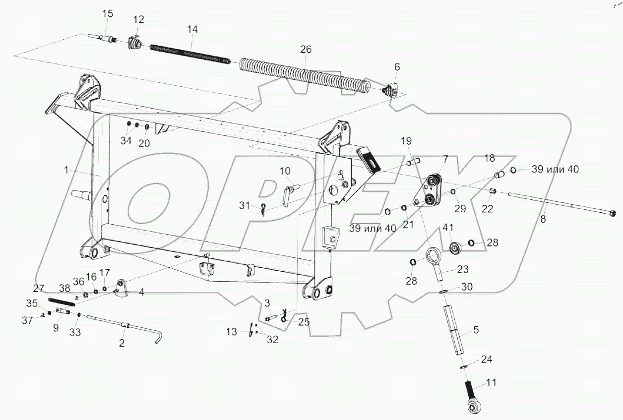  Рамка переходная КЗК-12А-1-1808000