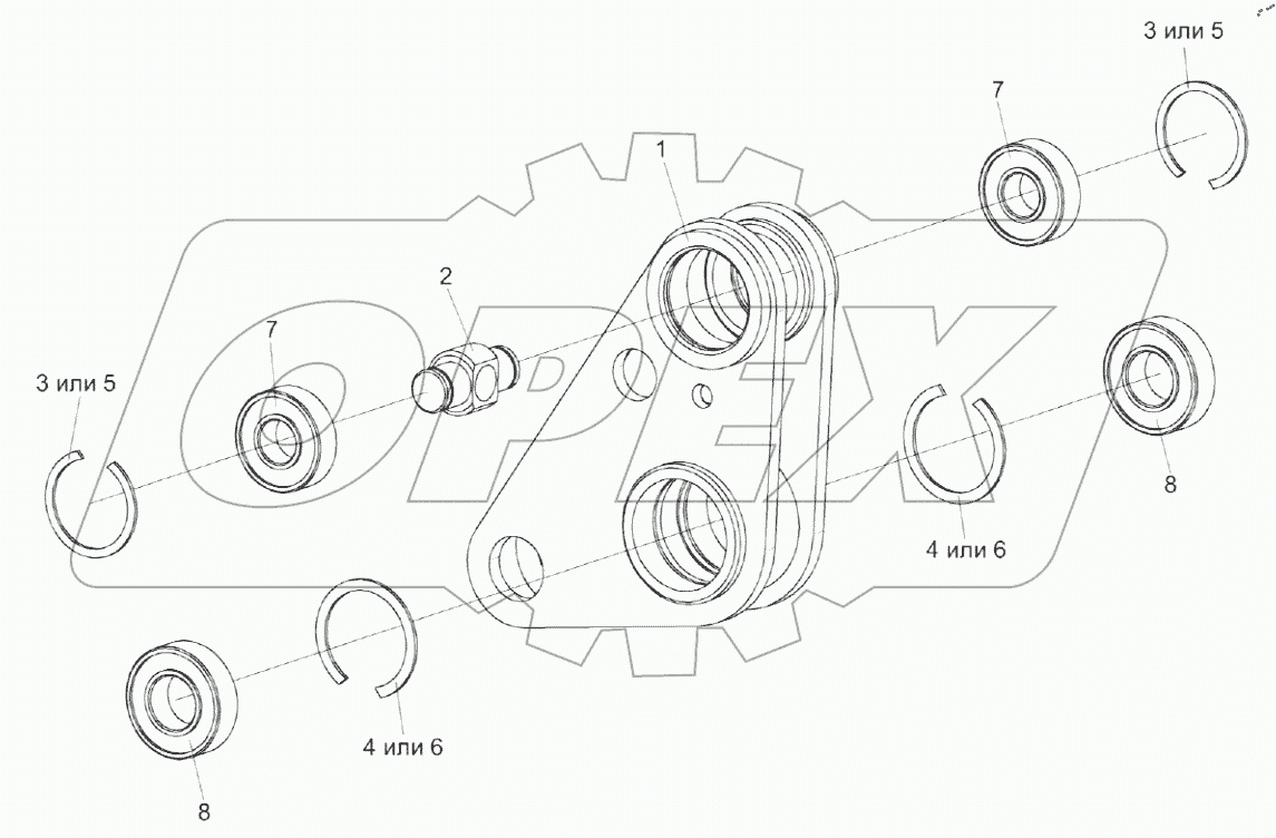  Рычаг КЗК-12-1808500