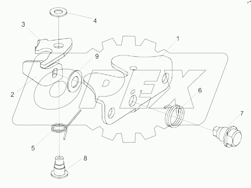  Замок КВС-1-0160240