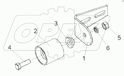  Упор КЗК-12-0128950