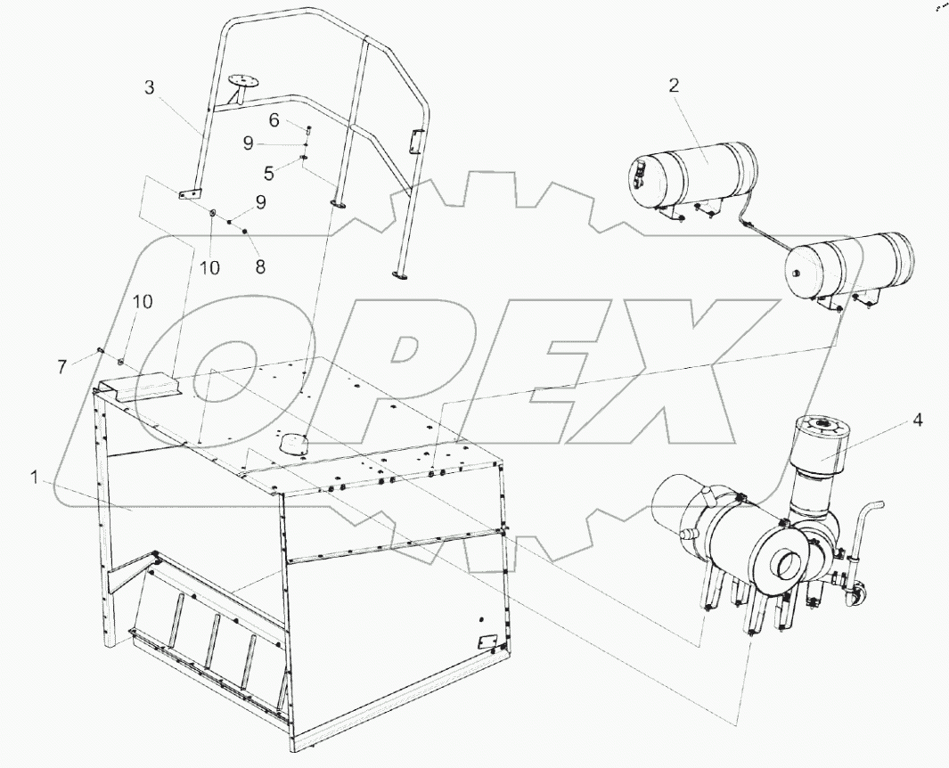  Установка капота КЗК-12А-1-0228350