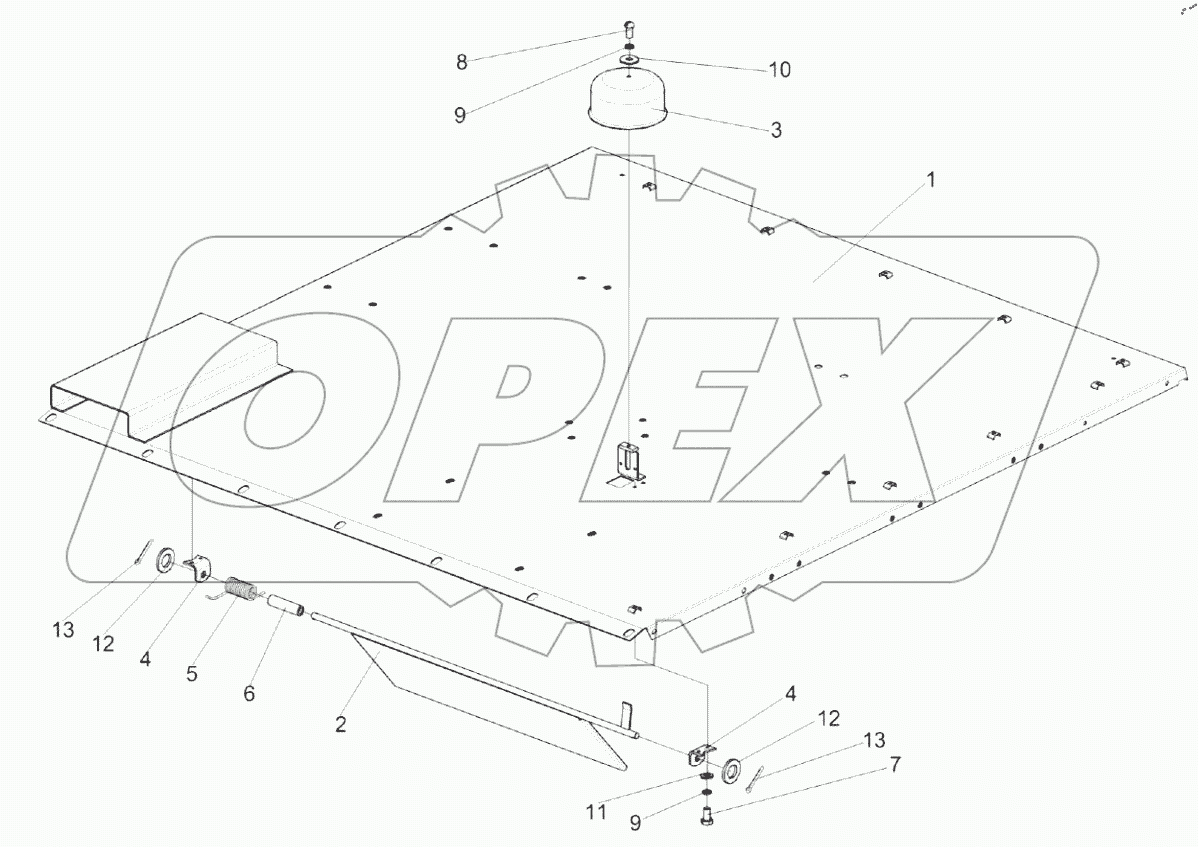  Крыша КЗК-12А-1-0228140