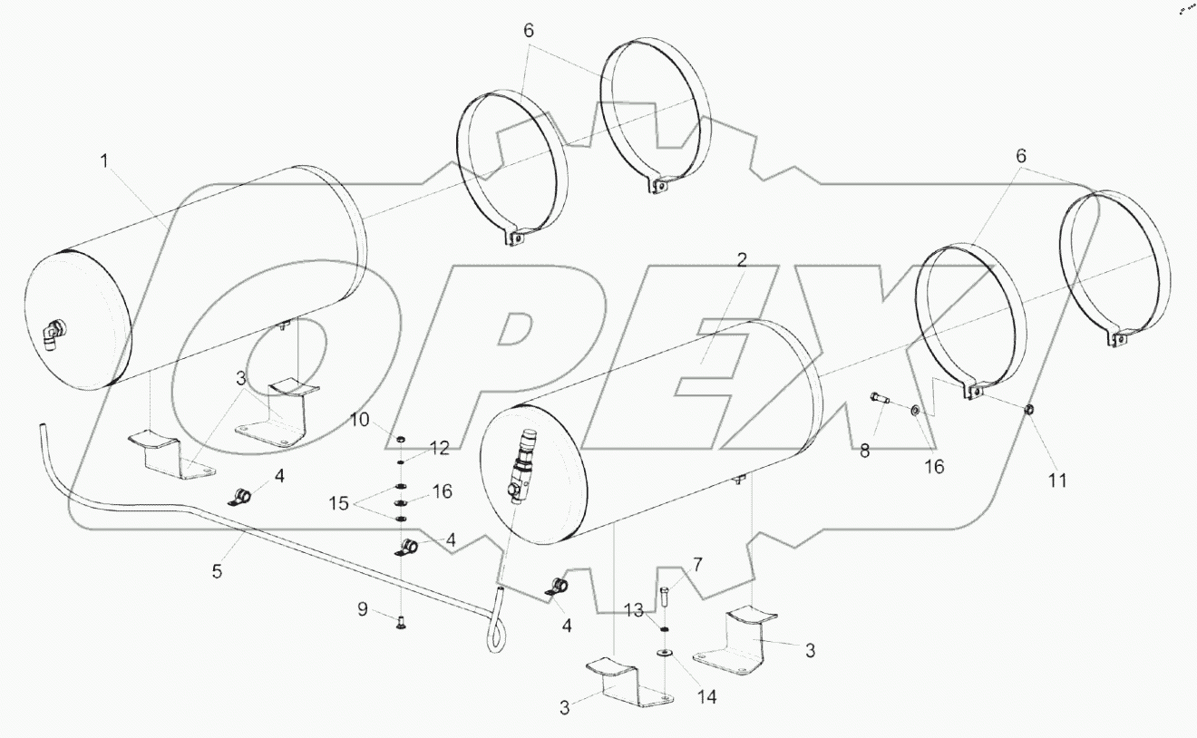  Установка ресиверов КЗК-2-12-0800010