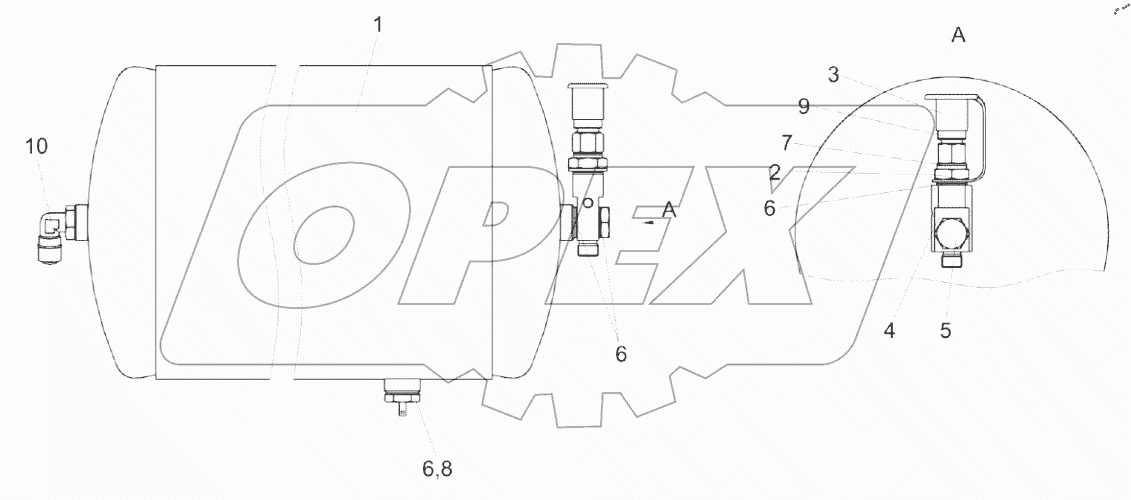  Ресивер КЗК-2-12-0800050