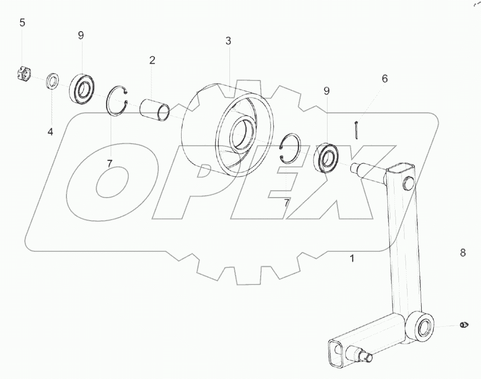  Рычаг КЗК-10-0100590