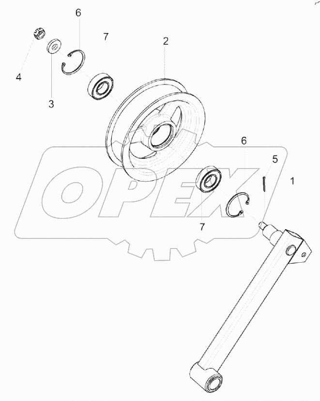  Рычаг КЗК-10-0100620