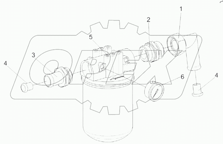  Фильтр всасывающий КЗК-12-0601070