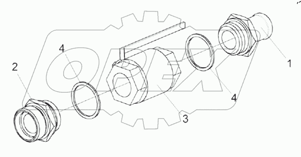  Кран КЗК-10-0602380