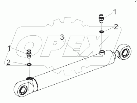  Гидроцилиндр КЗК-10-0602500