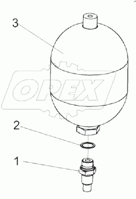  Пневмогидроаккумулятор УЭС-7-0602470