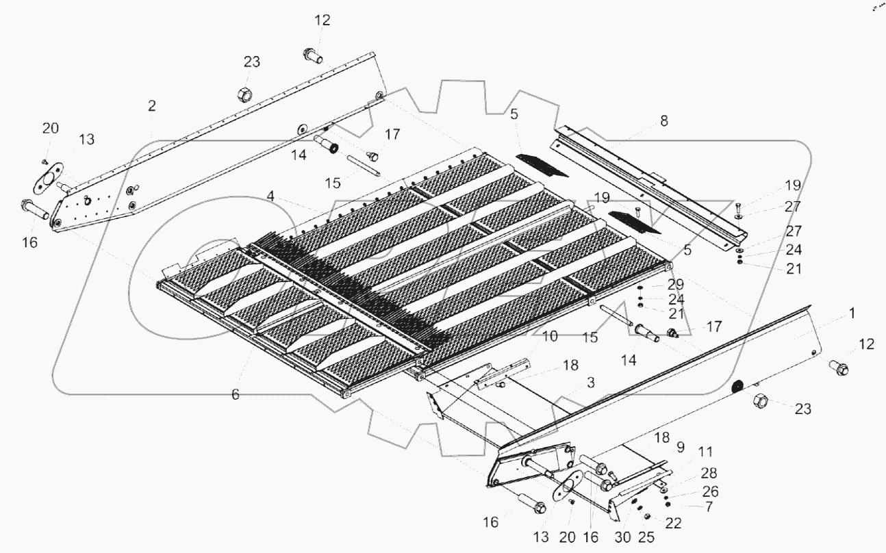  Стан решетный верхний КЗК-10-0260000