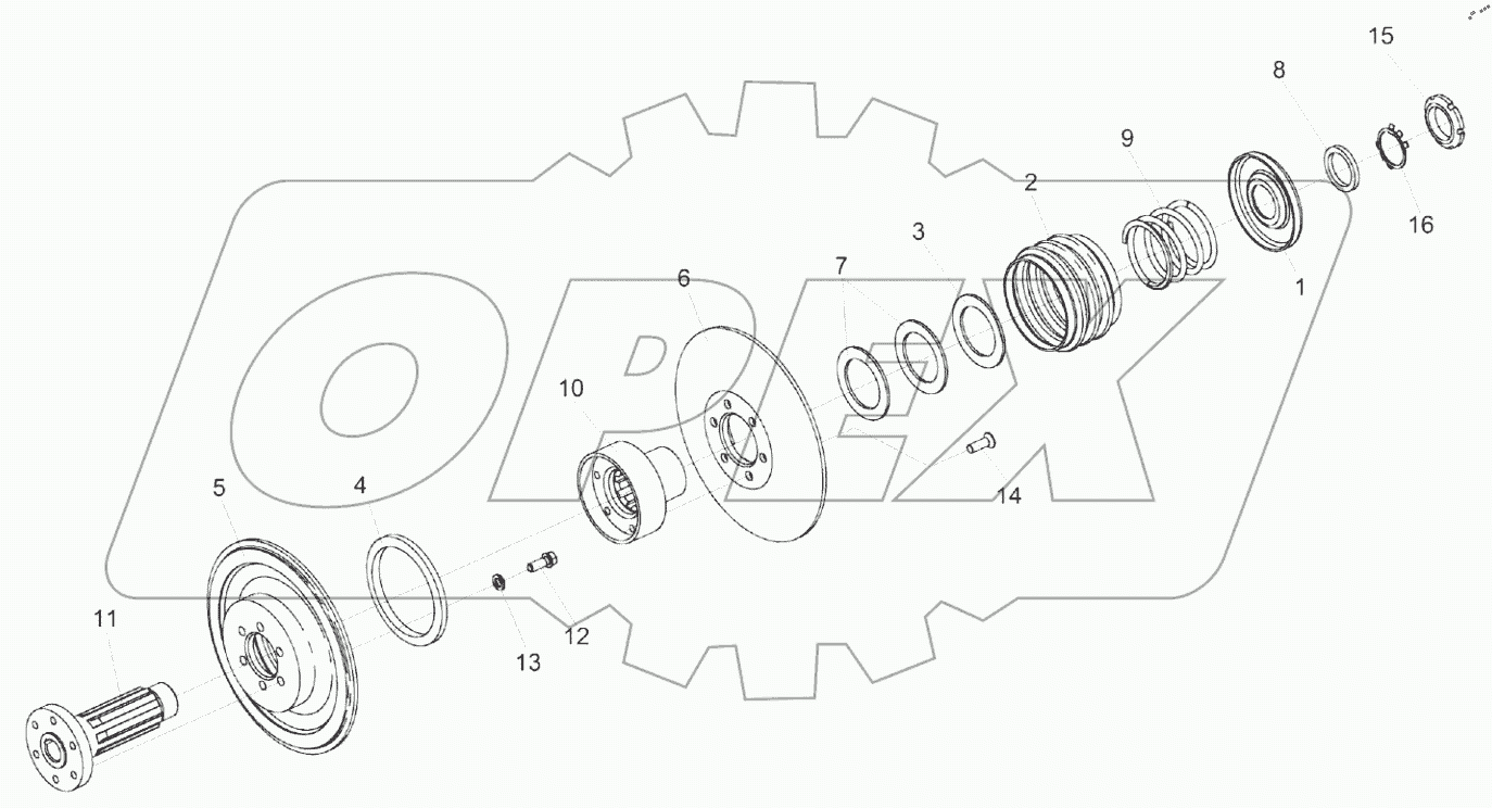  Шкив ведомый КЗК-12-0217400