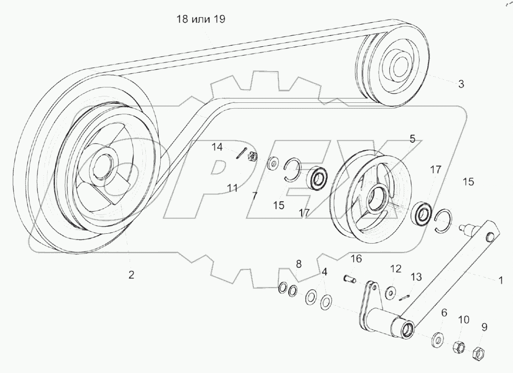  Установка рычага КЗК-12-0202820