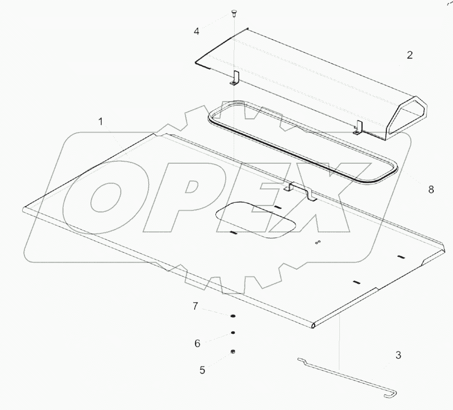  Крышка КЗК-12А-1-1802010
