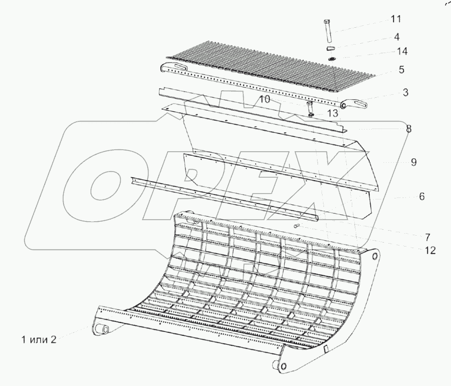  Подбарабанье КЗК-12-0103000