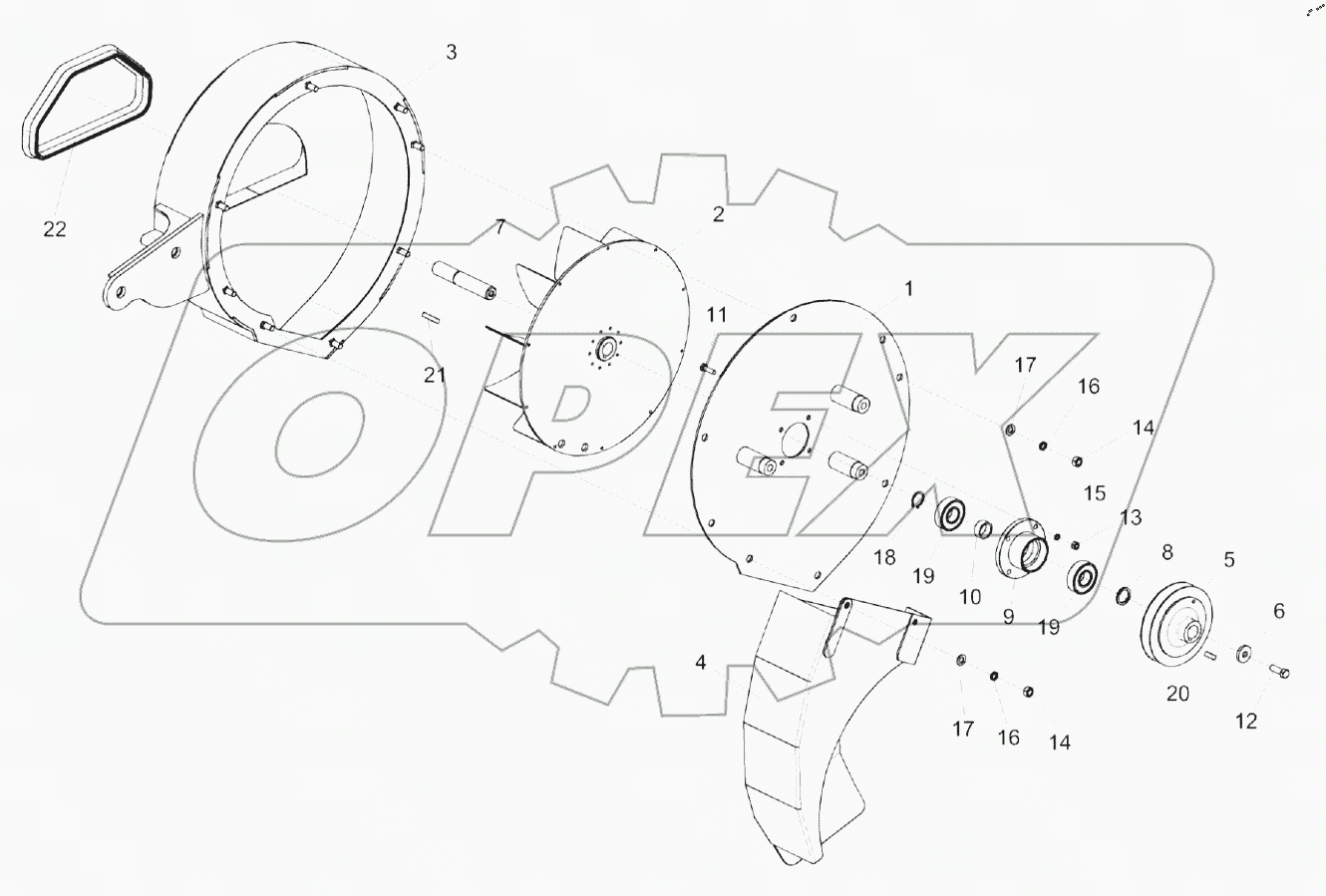  Вентилятор КЗК-12А-1-1819200