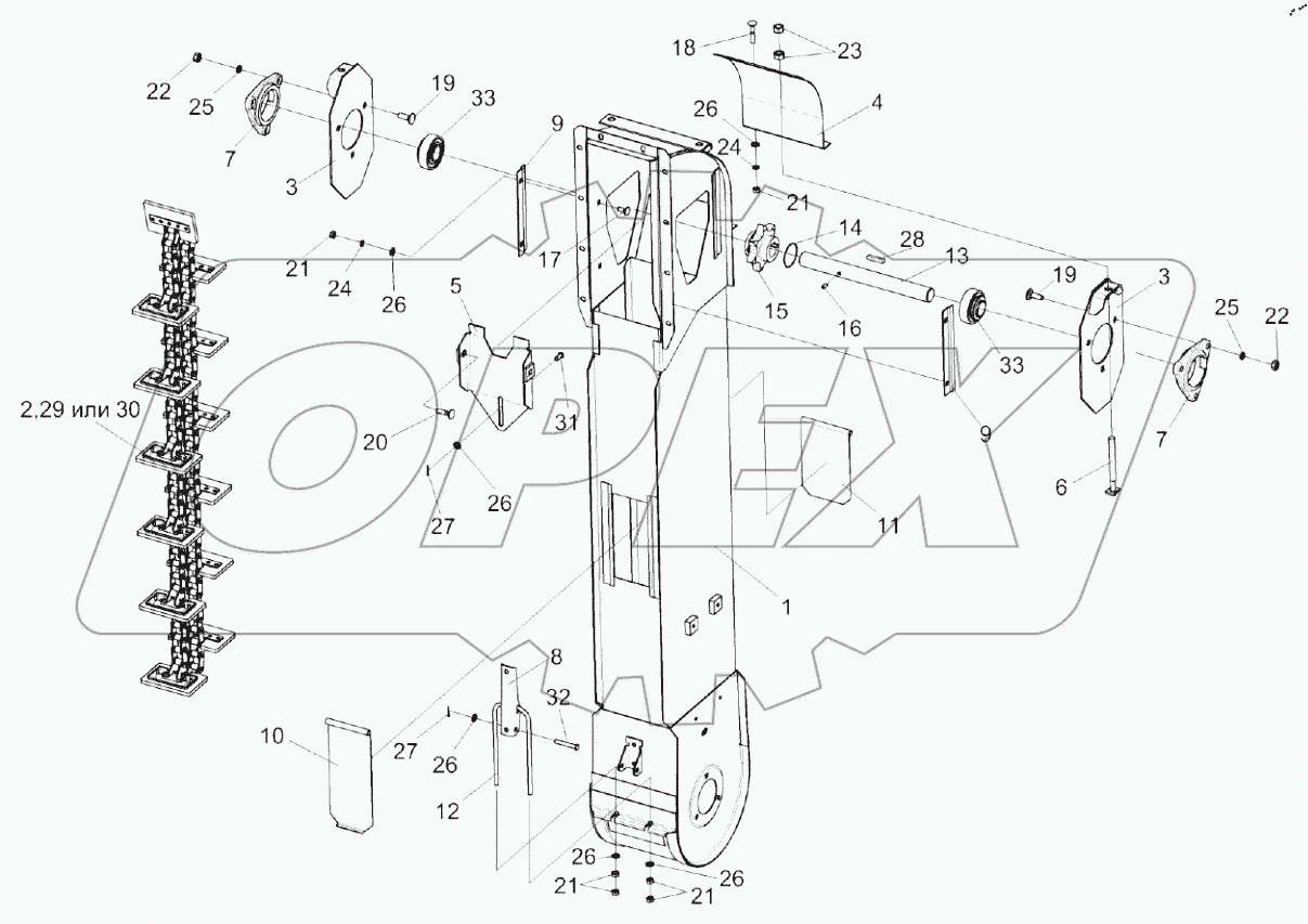  Элеватор колосовой КЗК 0208000А-04