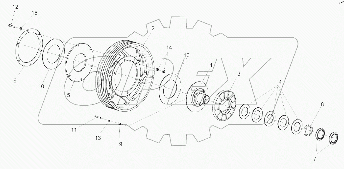  Муфта предохранительная КЗК-12А-1-1803090