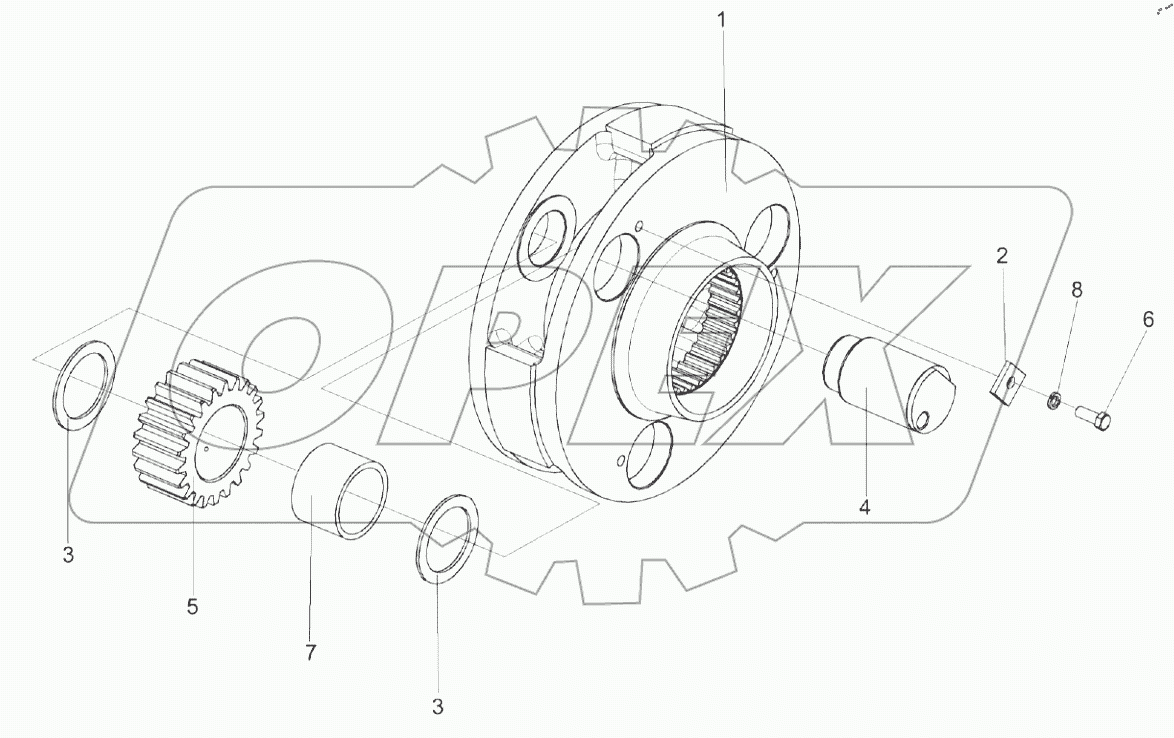  Водило КЗК-10-0107210