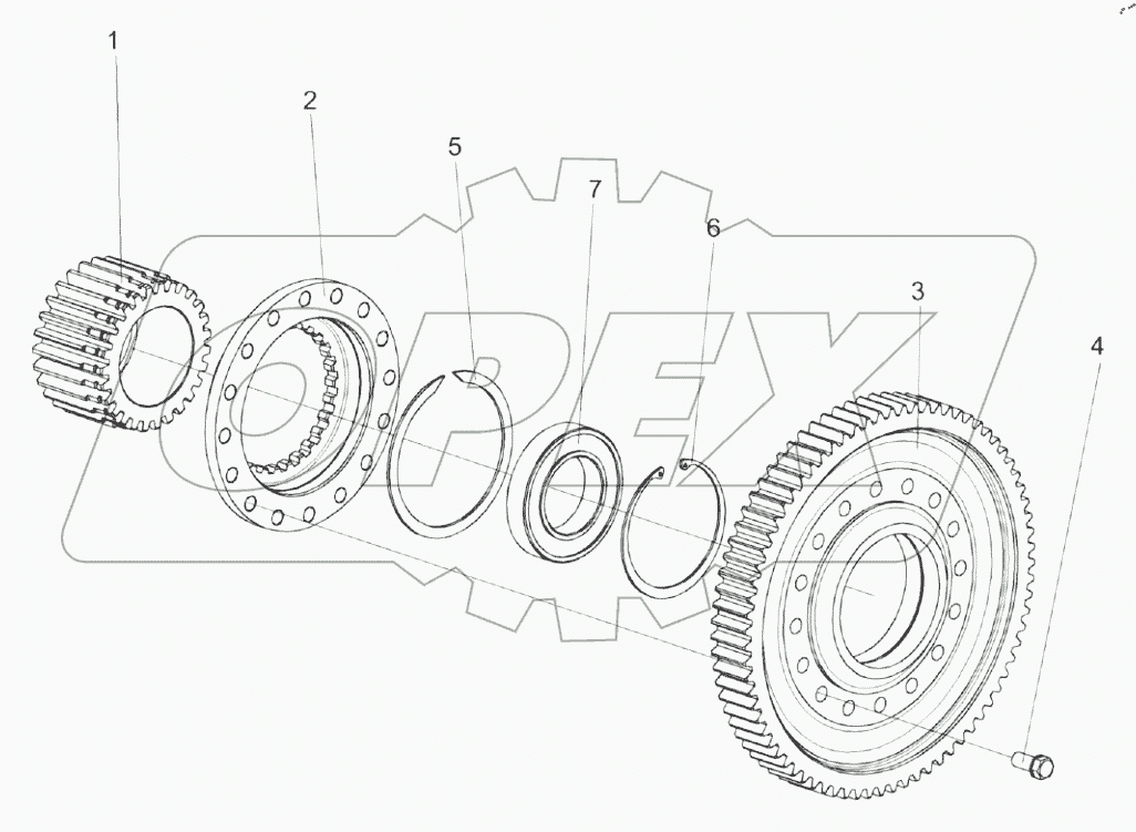  Колесо зубчатое МК-23М.03.210