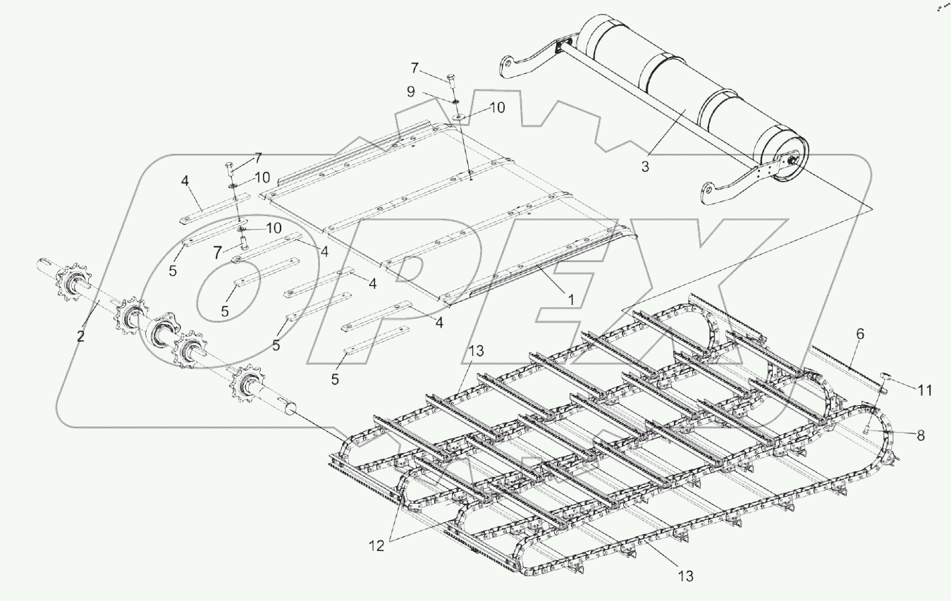  Установка транспортера КЗК-12-1827000А
