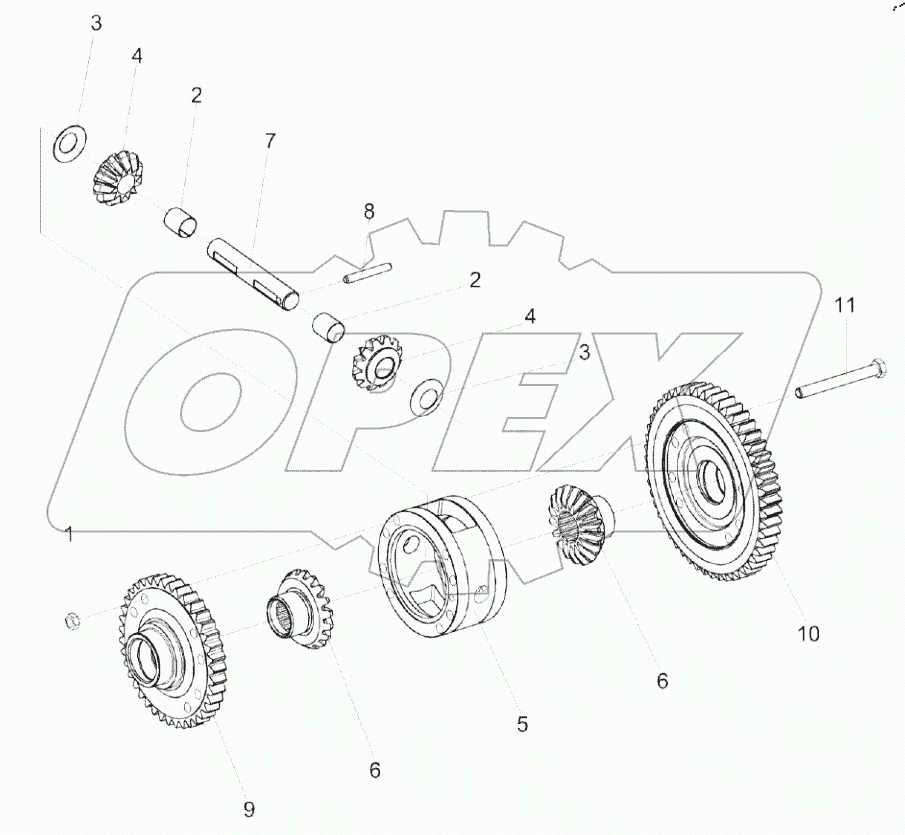  Дифференциал КЗК-12-0107540
