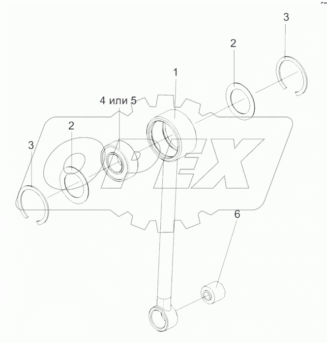  Шатун КЗР 1543080