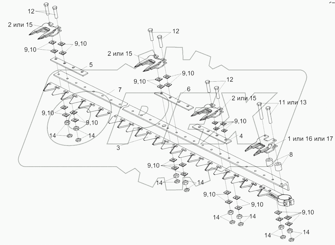  Аппарат режущий КЗР 1547000-02