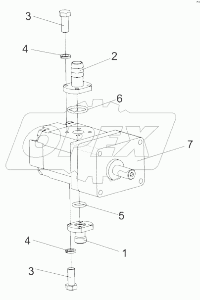  Гидронасос КЗР 1542170