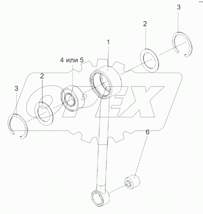  Шатун КЗР 1543080