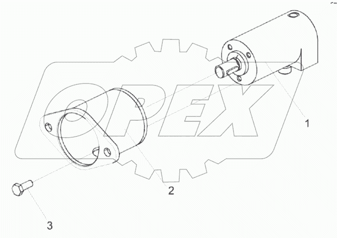  Гидромотор КЗК-9-1543140